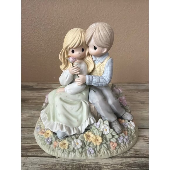 Precious Moments Other - Precious Moments 2002 “My Heart Belongs To You” Ltd Ed Figurine #110268 - No Box